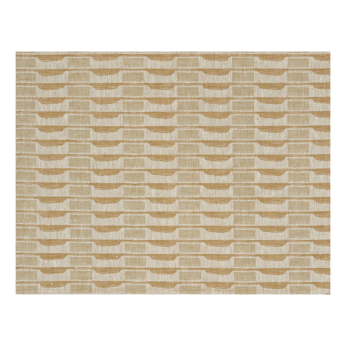 Casual Ethnique Beige Placemats by Le Jacquard Français | Fig Linens