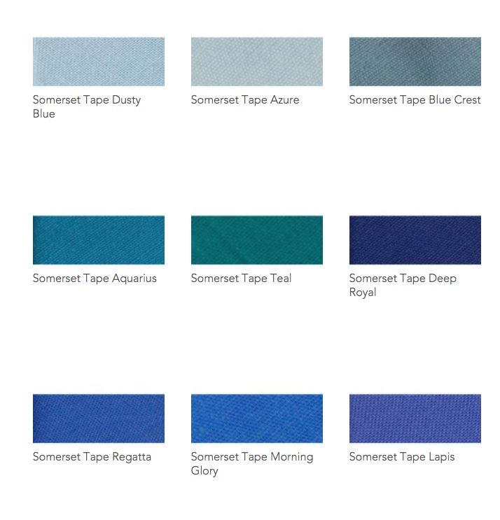 Fig Linens - Somerset Beck Bedding by Legacy Home - Tape colors - Blue
