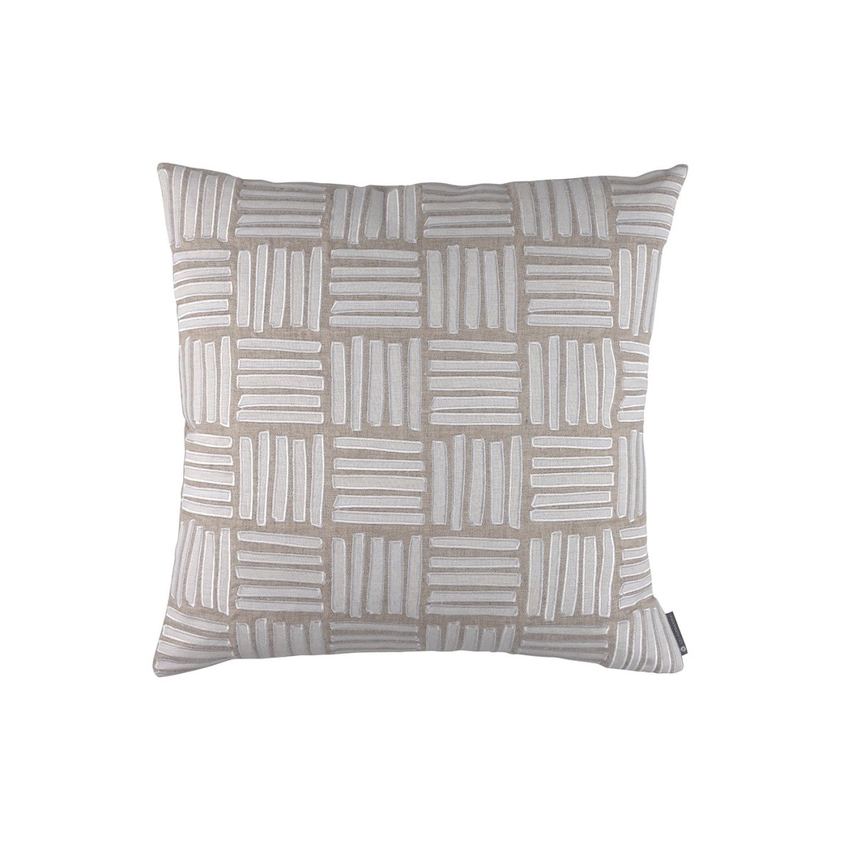 Aspen Natural & White Pillow by Lili Alessandra | Fig Linens