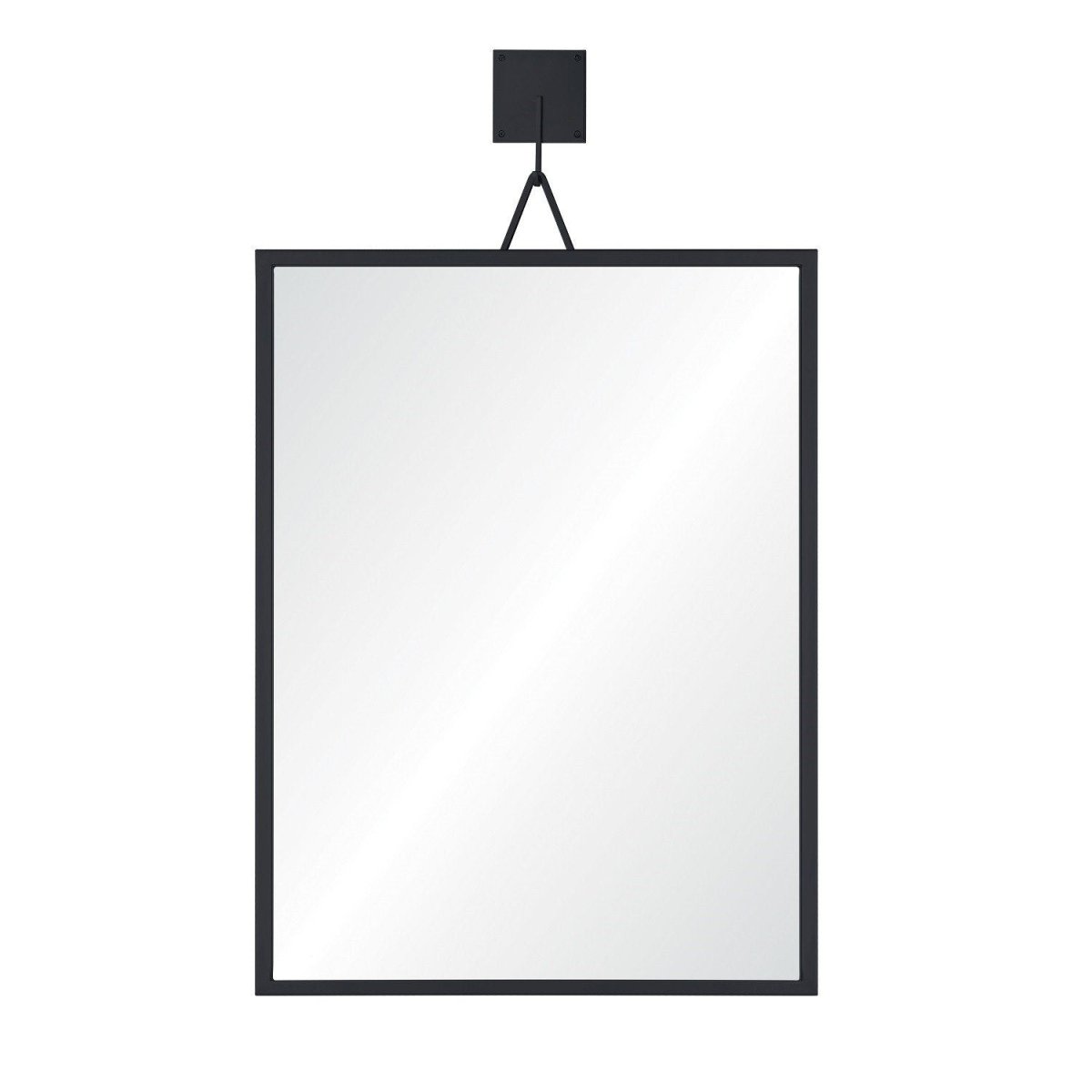 Black Nickel Wall Mirror by Mirror Home | Fig Linens