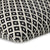 Closeup - Ombre Black Diamond Pillow by Mode Living | Fig Linens