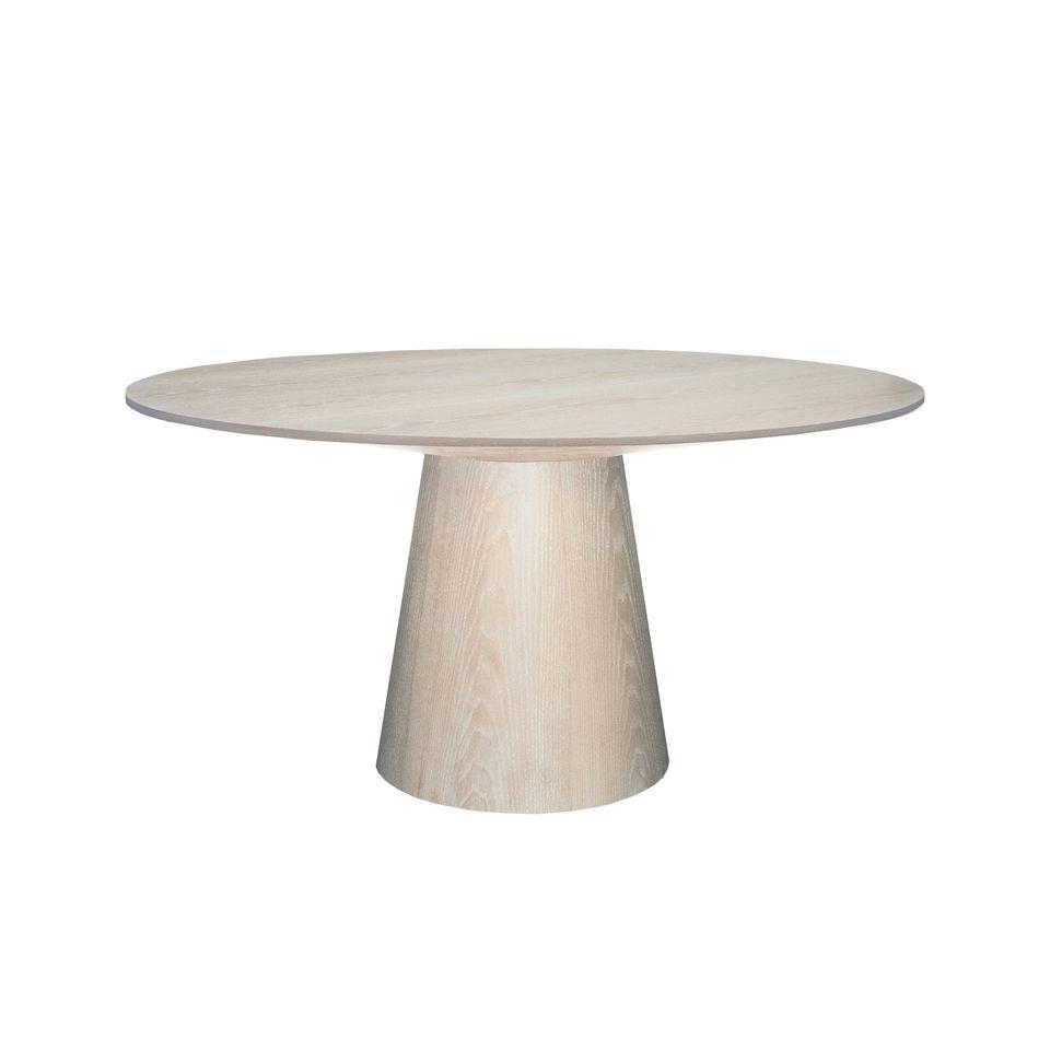 Hamilton Cerused Oak Round Dining Table | Fig Linens and Home