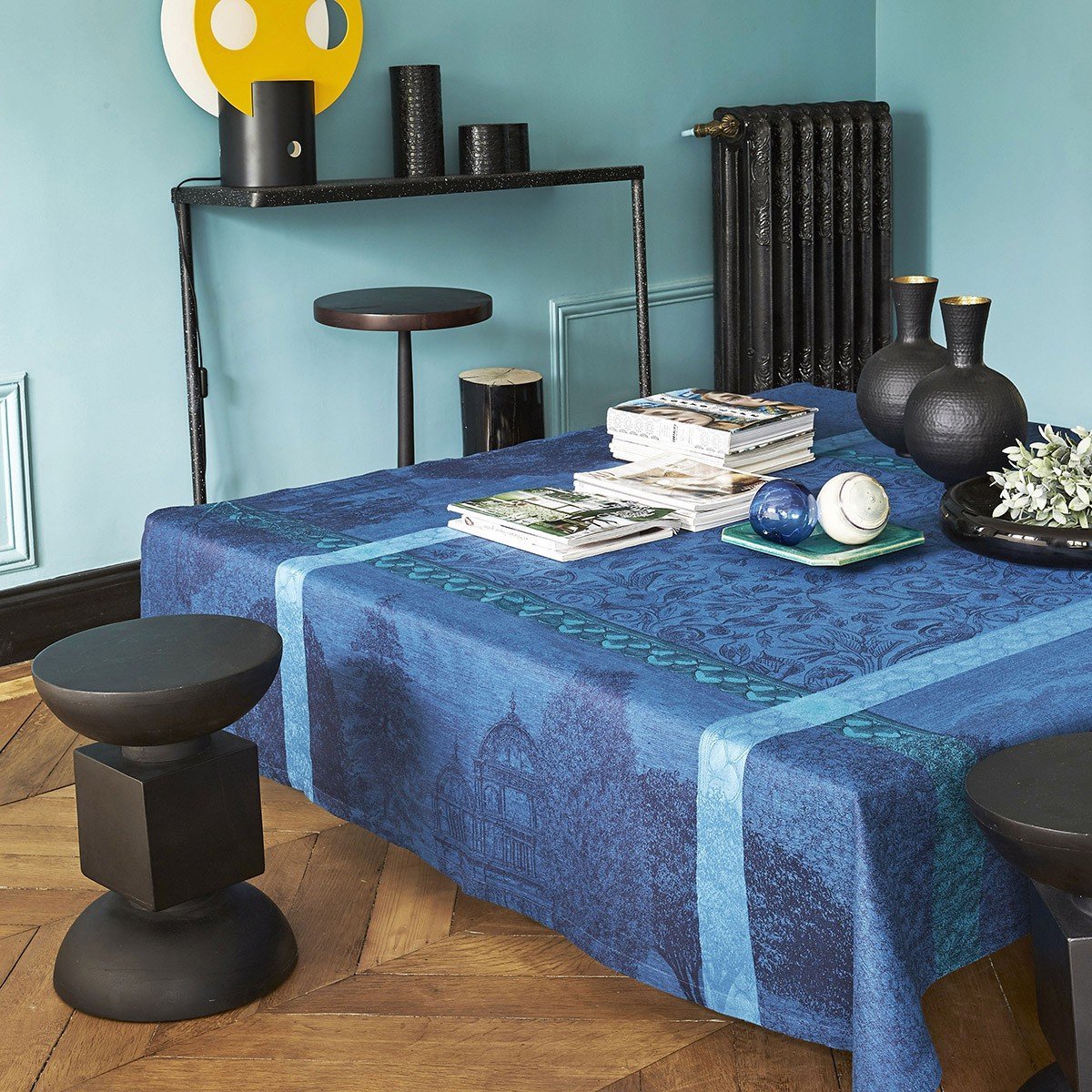 Fig Linens - Le Jacquard Francais - Symphonie Baroque Dusk Table Linens