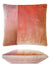 Fig Linens - Kevin O'Brien Studio Velvet Color Block Decorative Pillow - Blush