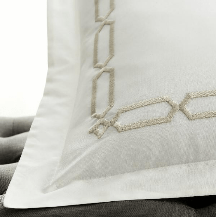 Arezzo Ivory and Sand Bedding Collection by Scandia Home | Fig Linens and Home