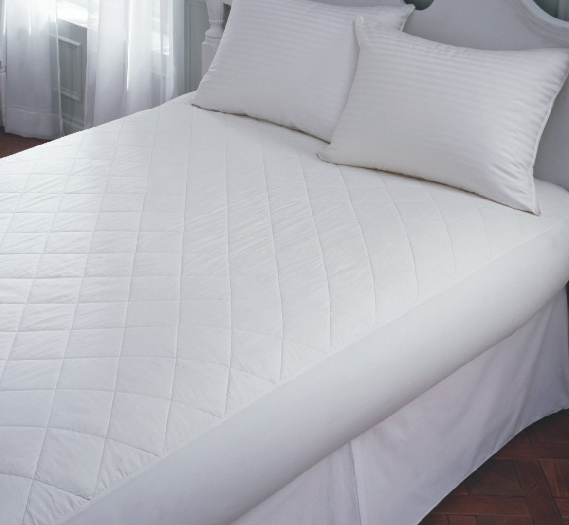 Downright Poly Mattress Pad by Downright - Twin 39x75 14" Mattress Pad at FIG LINENS AND HOME - 1