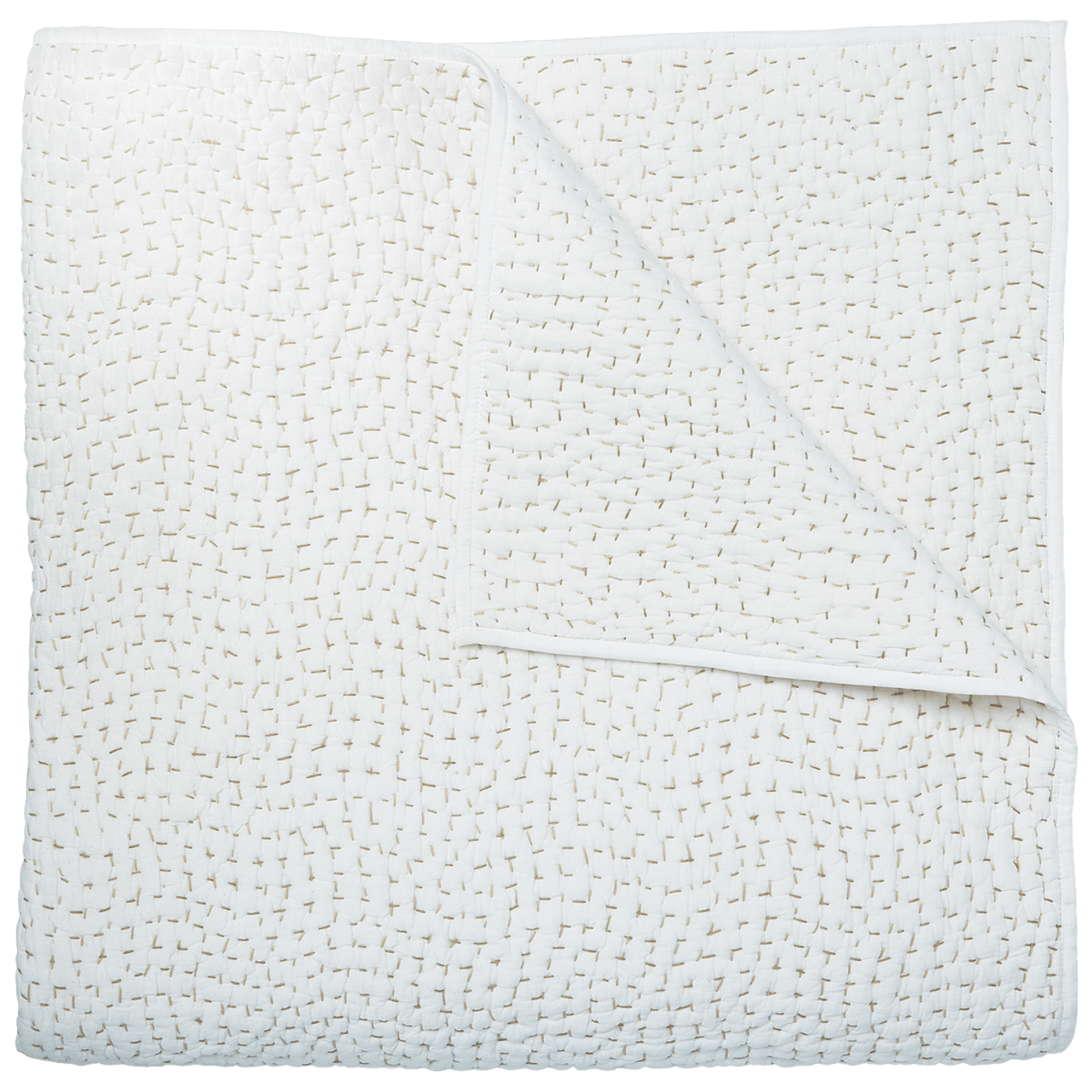 Fig linens Hand Stitched Sand Coverlets by John Robshaw