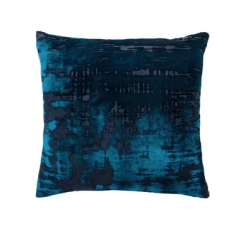 Brush Stroke Cobalt Black Pillows Kevin O'Brien Studio | Fig Linens