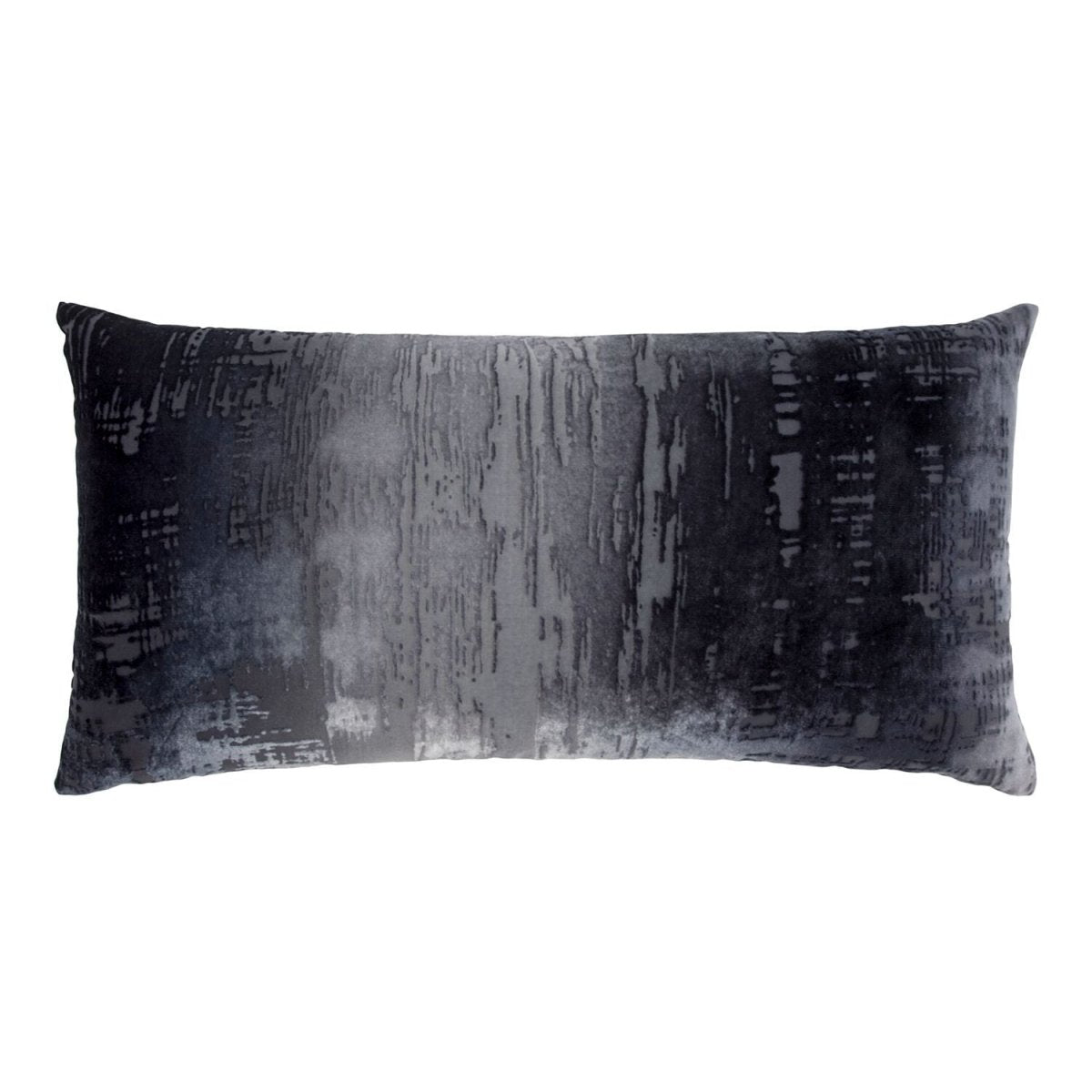 Brush Stroke Smoke Velvet Pillows Kevin O'Brien Studio | Fig Linens