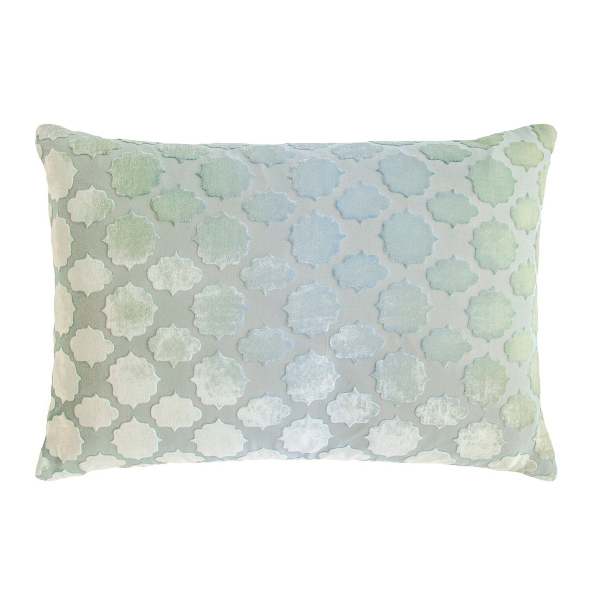 Mod Fretwork Velvet Ice Pillows by Kevin O'Brien Studio | Fig Linens