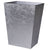 Fig Fine Linens and Home Home - Eos by Mike and Ally - Silver Wastebasket