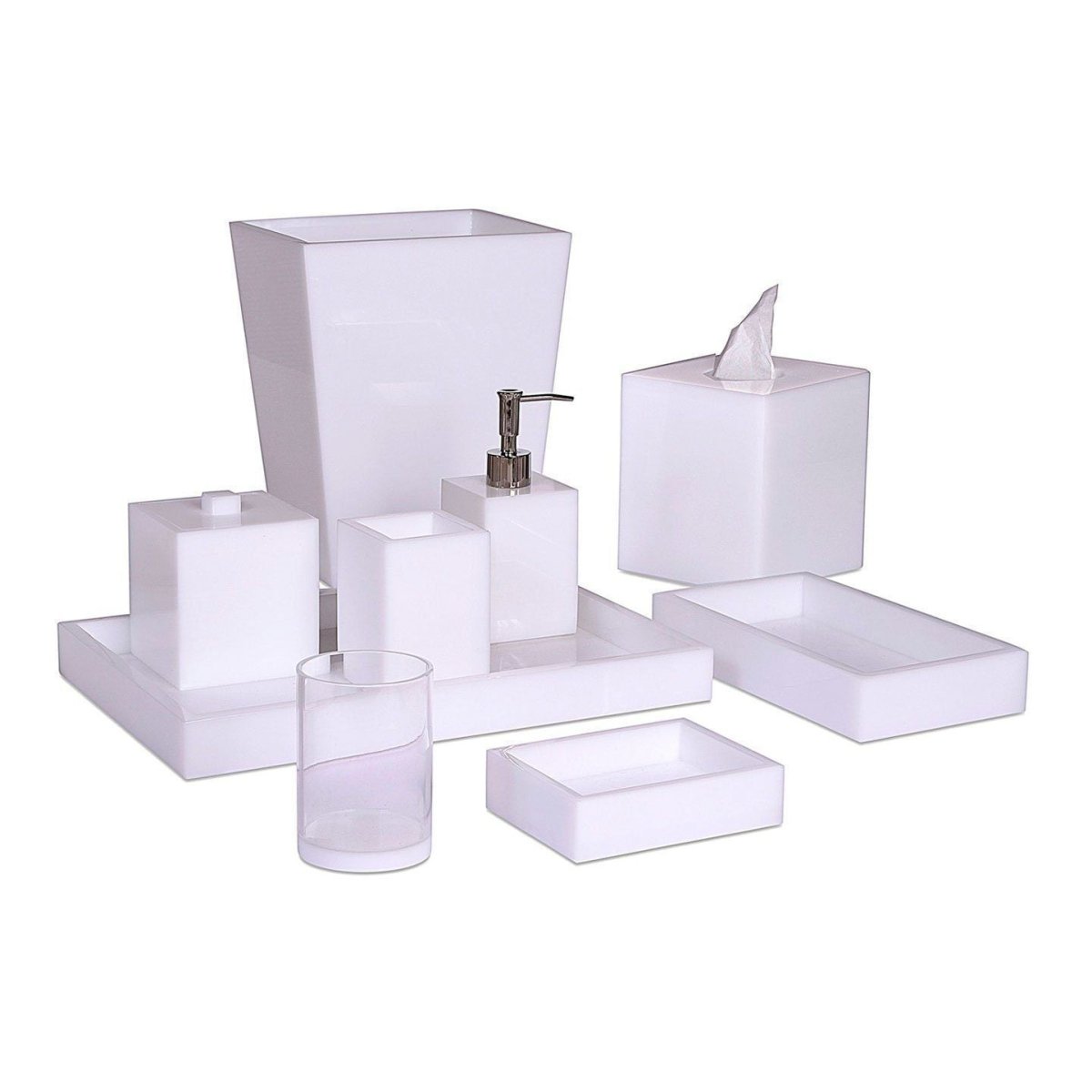 Fig Linens - White Ice Collection by Mike + Ally - Shop Bath Accessories