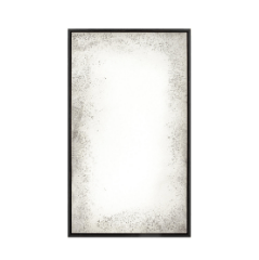 Mirror Image Home - Rustic Ebony Antiqued Floated Mirror | Fig Linens