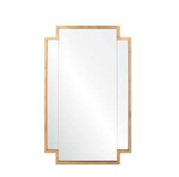 Mirror Image Home - Burnished Gold Leaf Wall Mirror | Fig Linens