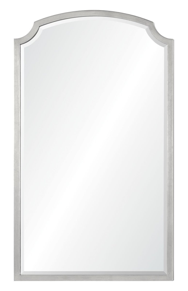 Large Silver Wall Mirror - Elyses Antiqued Silver Mirror by Barclay Butera | Fig Linens