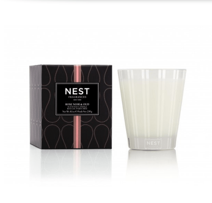 Rose Noir & Oud Classic Candle by Nest | Fig Linens