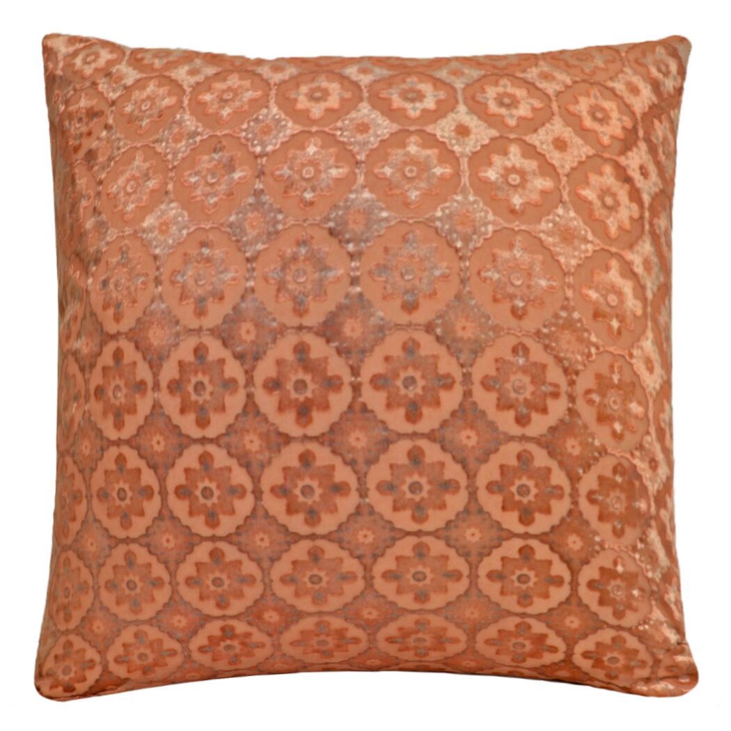 Fig Linens - Small Moroccan Mango Velvet Pillows by Kevin O’Brien Studio