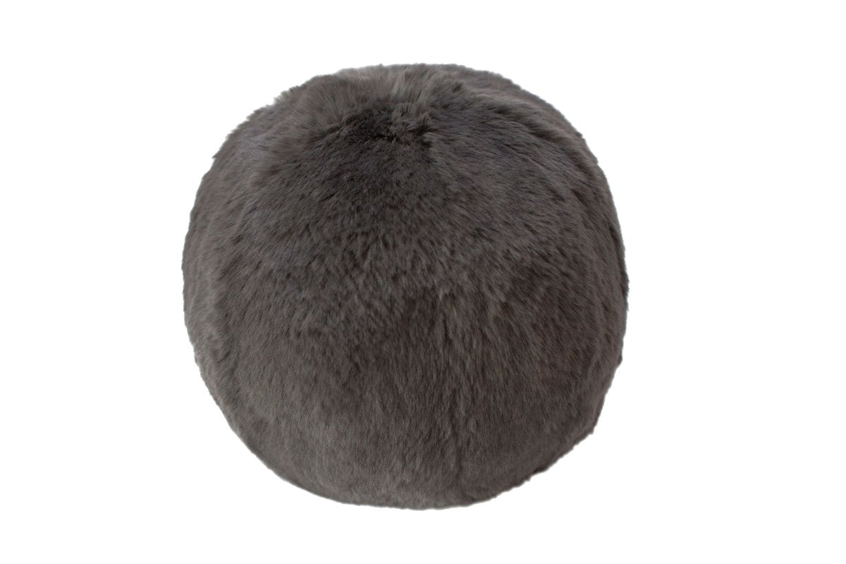 Smoky Faux Fur Snowball by Evelyne Prélonge | Fig Linens and Home