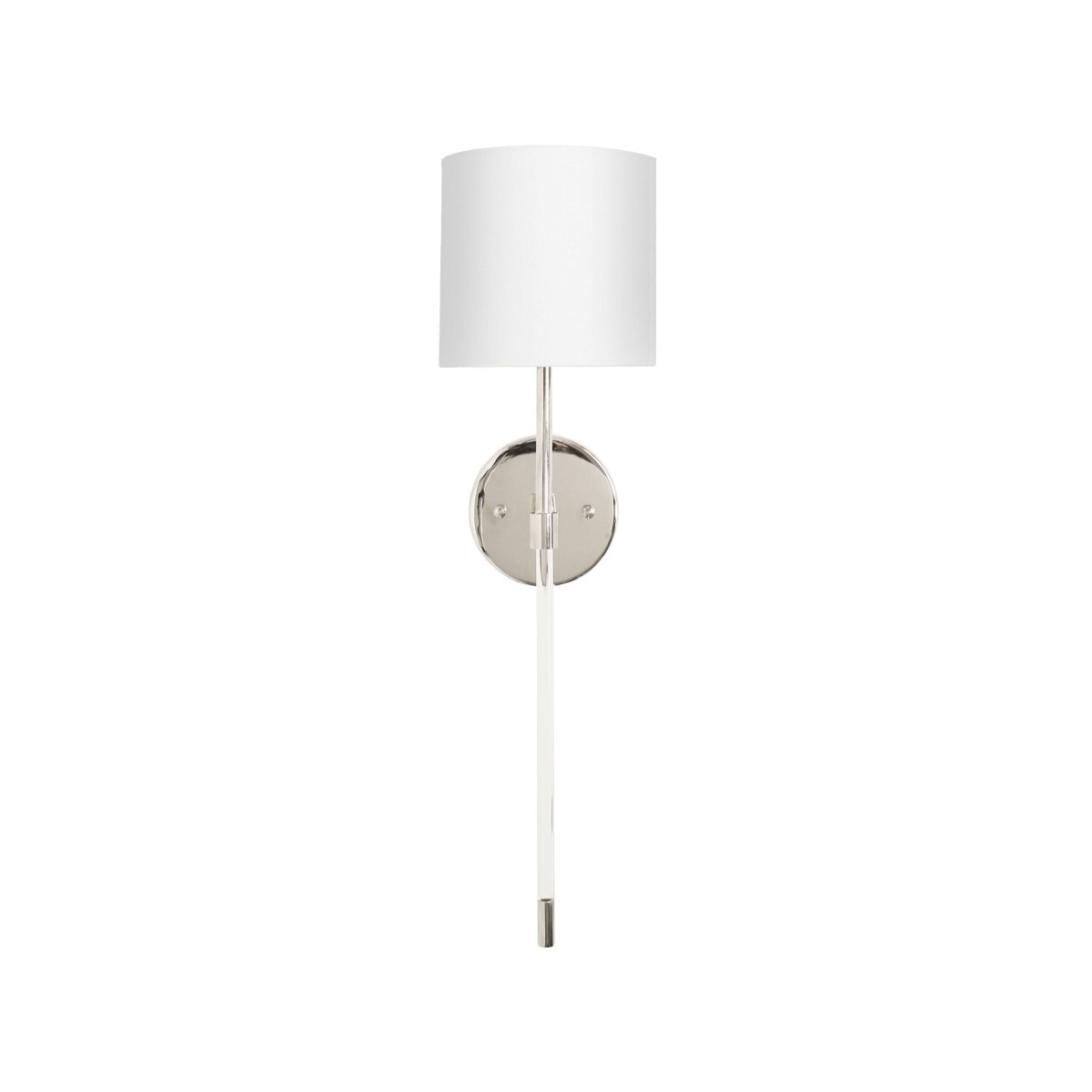 Bristow Acrylic &amp; Nickel Sconce by Worlds Away | Fig Linens