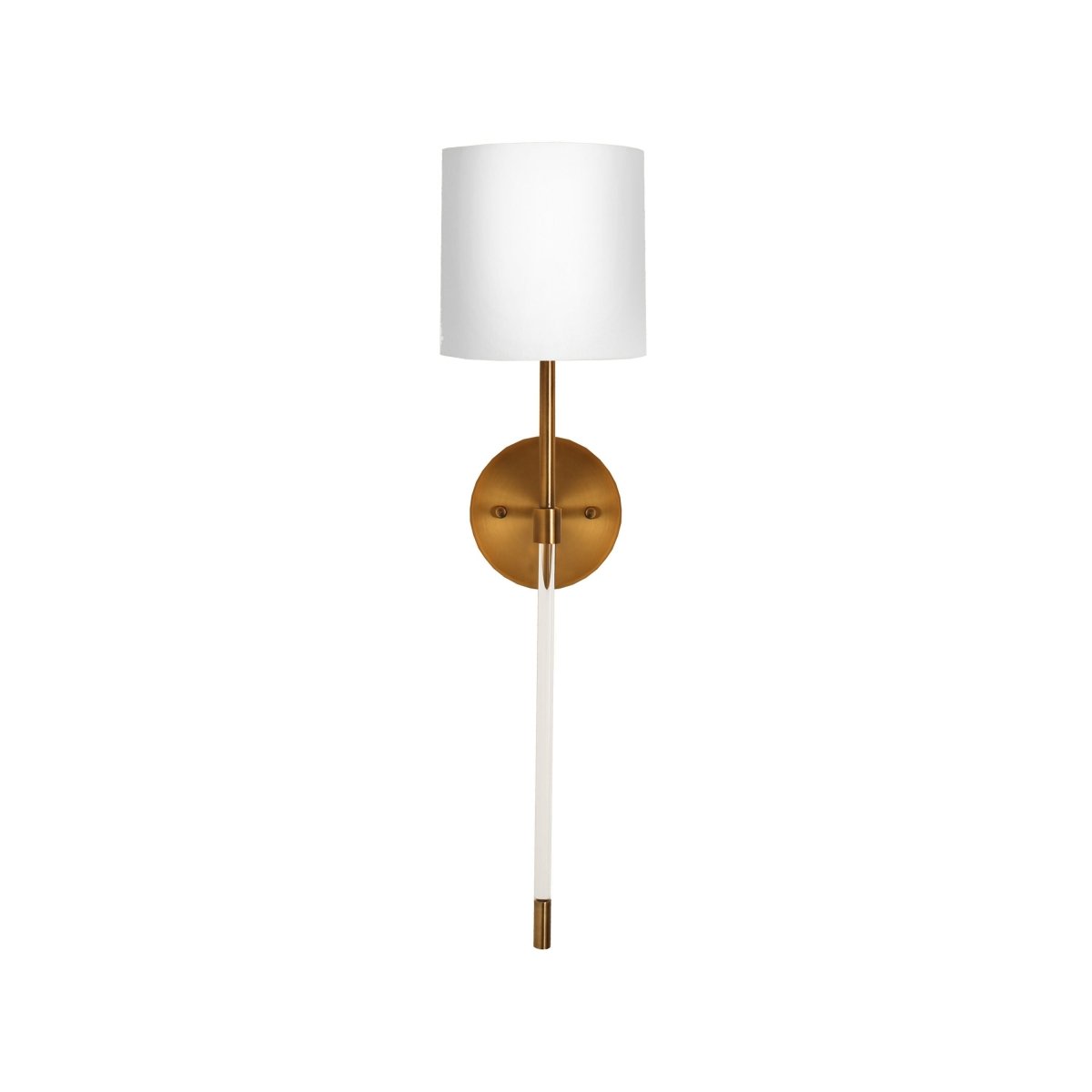 Bristow Acrylic & Brass Wall Sconce by Worlds Away | Fig Linens