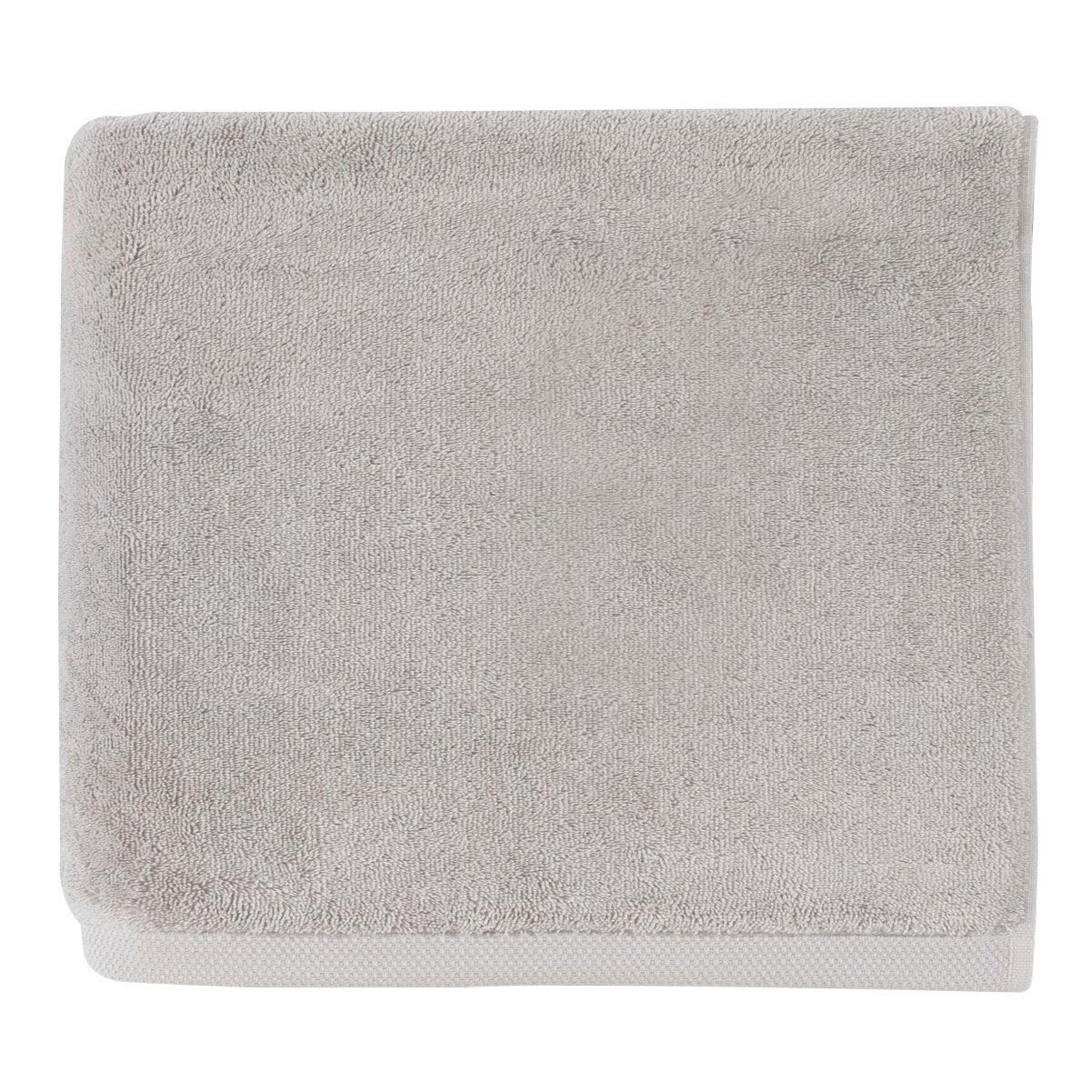 Essentiel Light Grey Bath Towels by Alexandre Turpault | Fig Linens