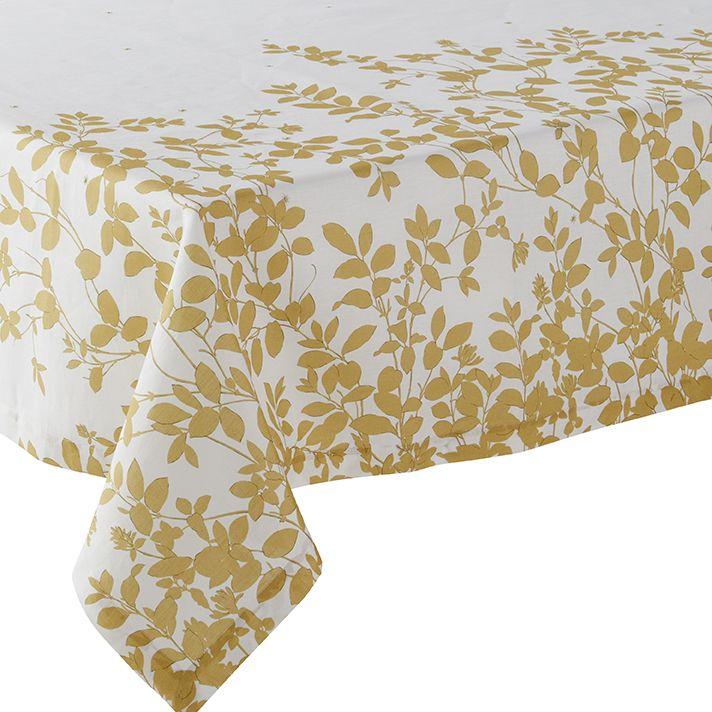 Fig Linens - Alexandre Turpault Table Linens - Sublime Gold Tablecloth