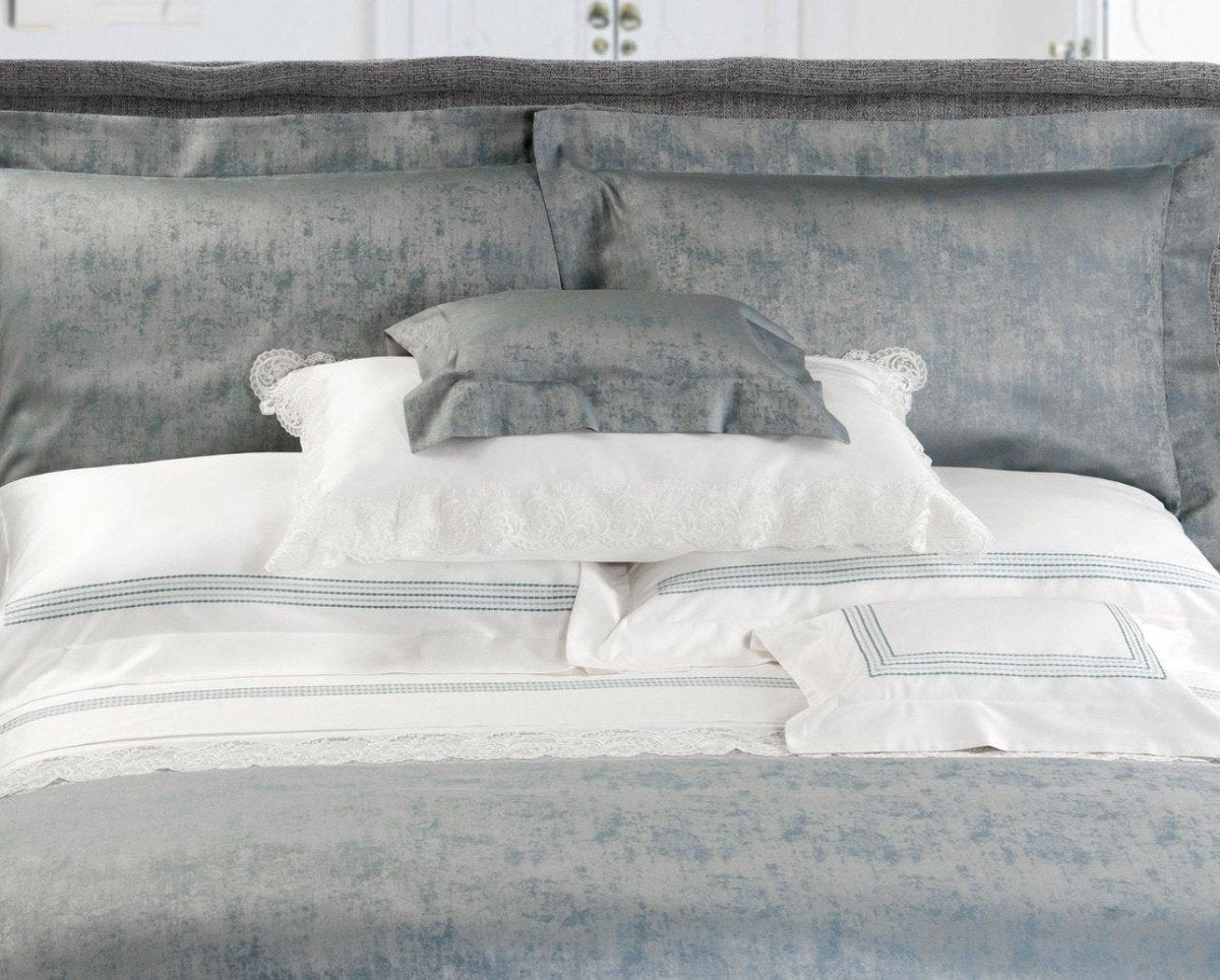 Urban Embroidery Bedding by Dea Fine Linens | Fig Linens