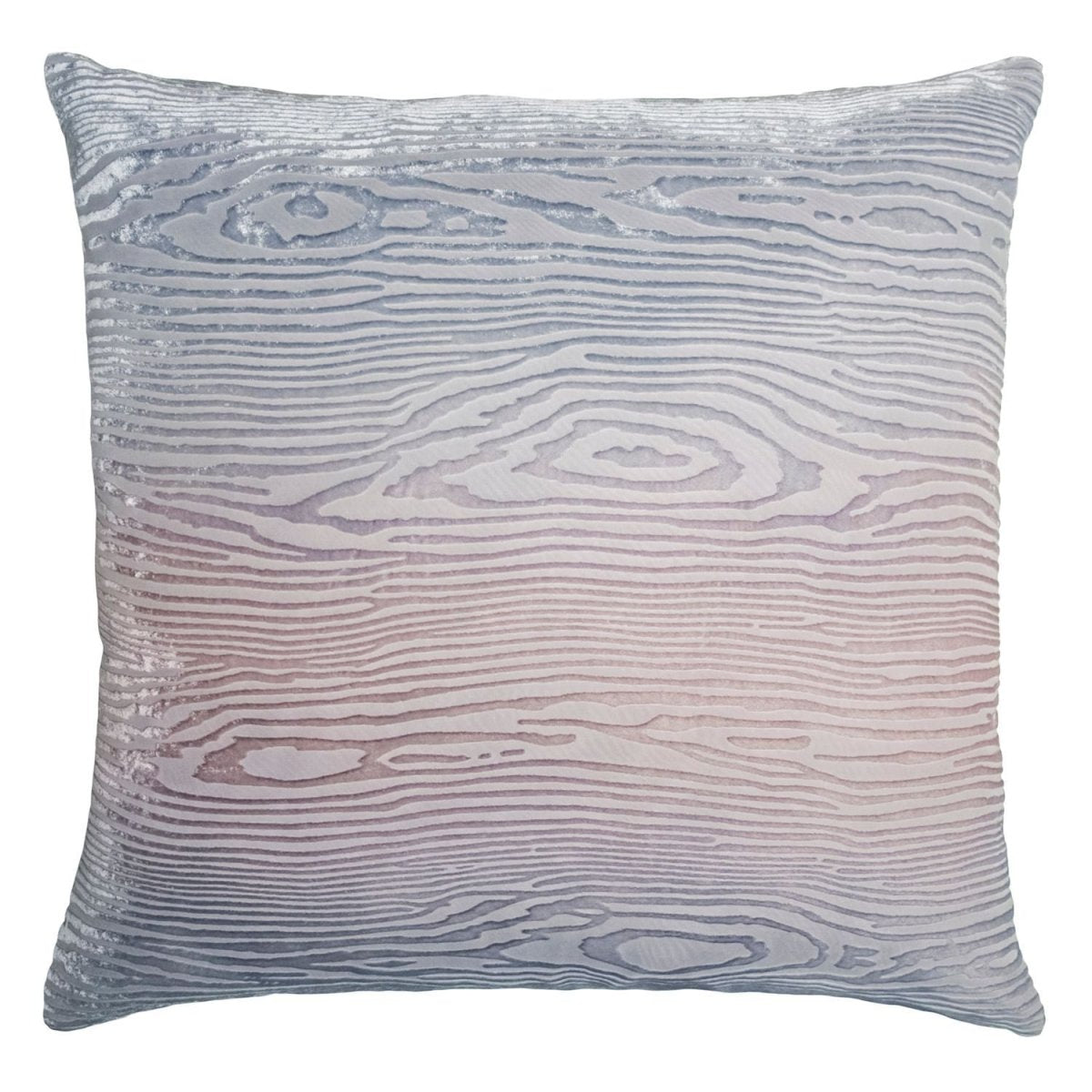 Moonstone Woodgrain Velvet Pillow by Kevin O'Brien Studio | Fig Linens