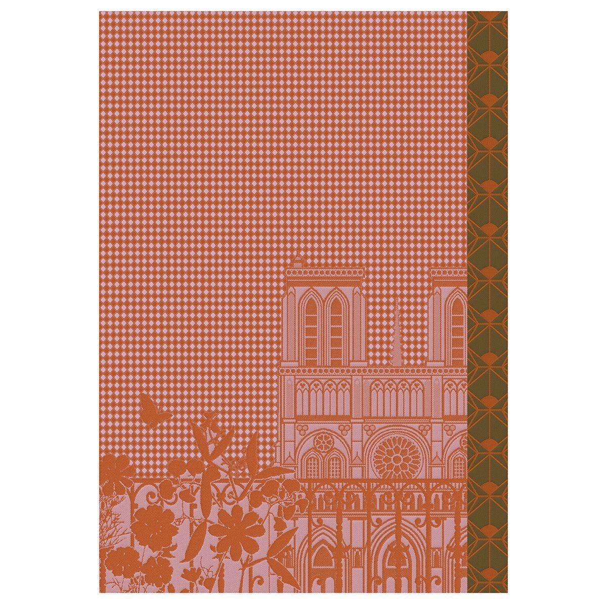Fenêtre Sur Paris Nasturtium Kitchen Towels by Le Jacquard Français - Fig Linens