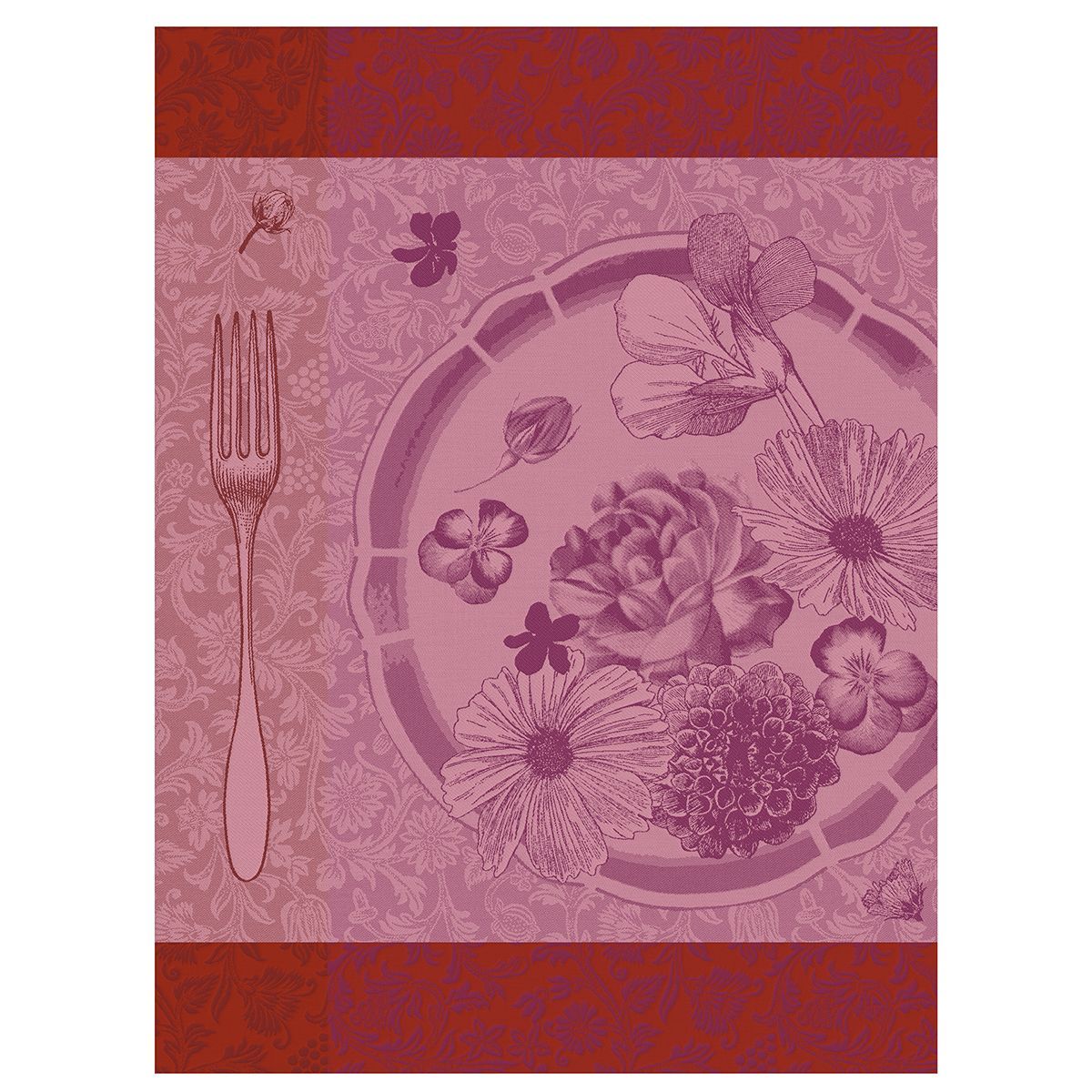 Fleurs A Croquer Flower Tea Towels by Le Jacquard Français - Fig Linens