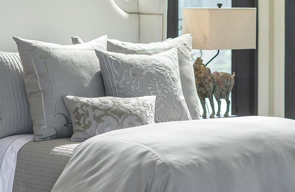 Bloom Light Grey Bedding by Lili Alessandra | Fig Linens
