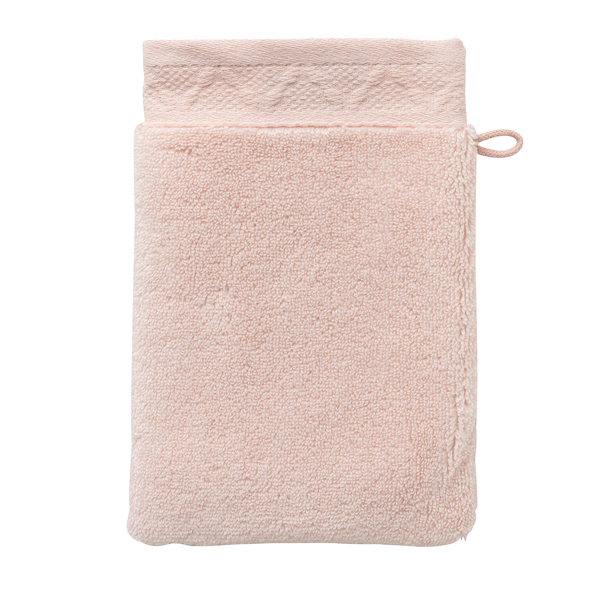Caresse Pink Wash Mitt By Le Jacquard Francais