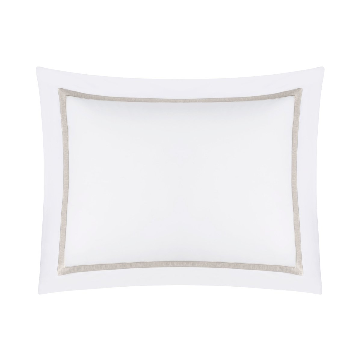 Home Treasures Bedding - ALINA Pillow Shams- WHITE / DUNE at Fig Linens and Home
