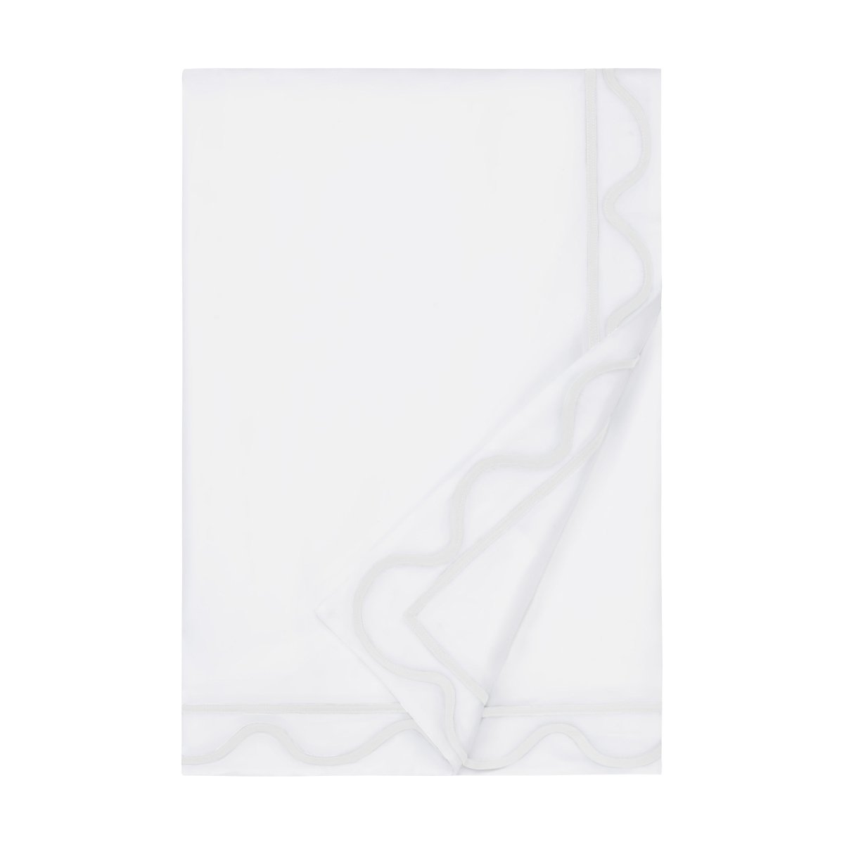 Home Treasures Amalfi Bedding - AMALFI DUVET COVER - WHITE / WHITE
