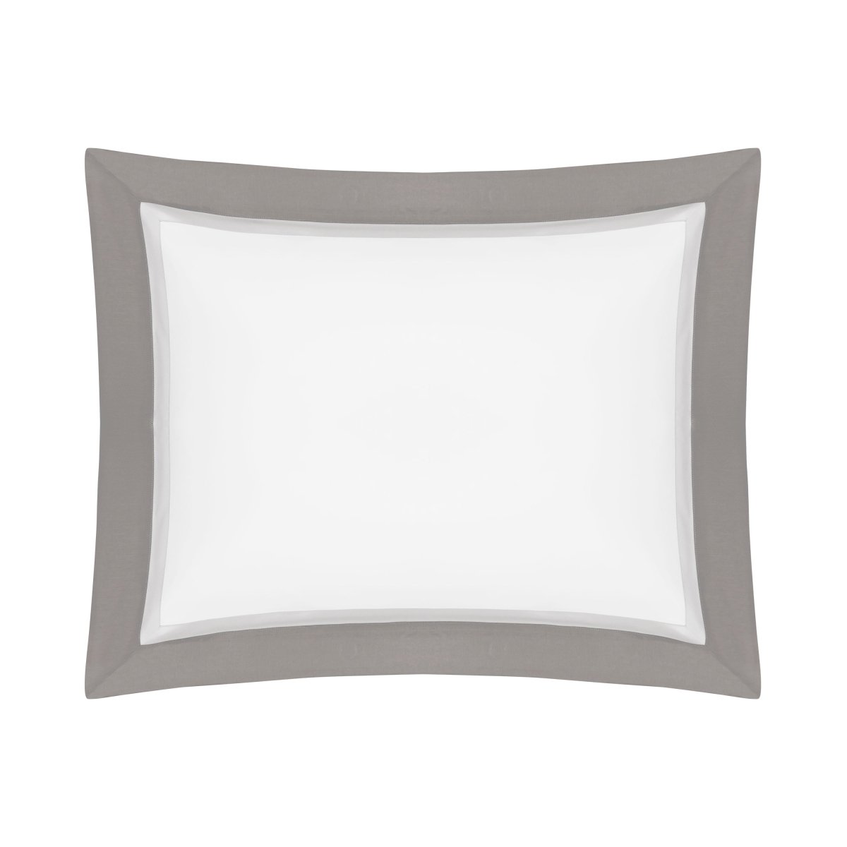 BORDERS BD SHAM - WHITE / PEBBLE / CHROME
