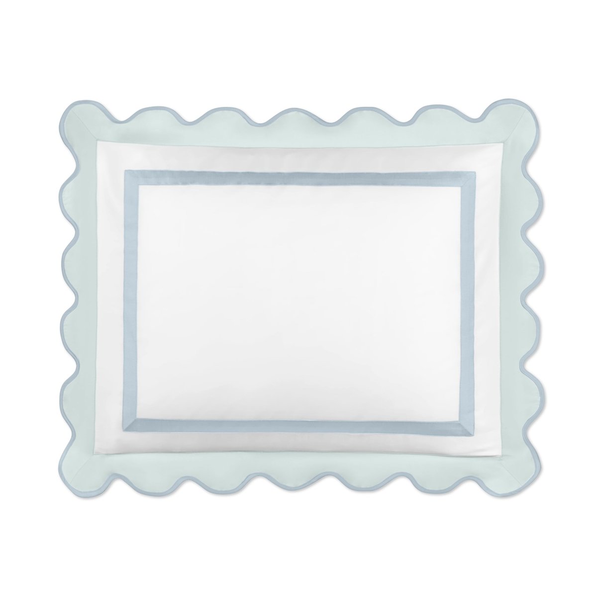 Home Treasures portofino sham white eucalipto sion lifestyle view | Fig Linens and Home