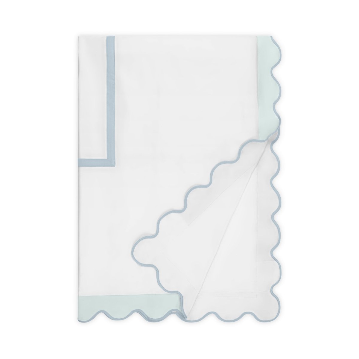 Home Treasures portofino duvet white eucalipto sion lifestyle view | Fig Linens and Home