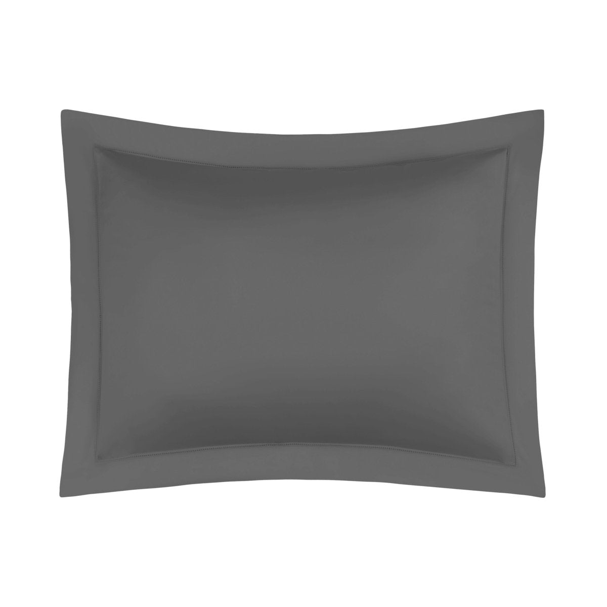 Home Treasures Royal Sateen sham caviar at Fig Linens and Home