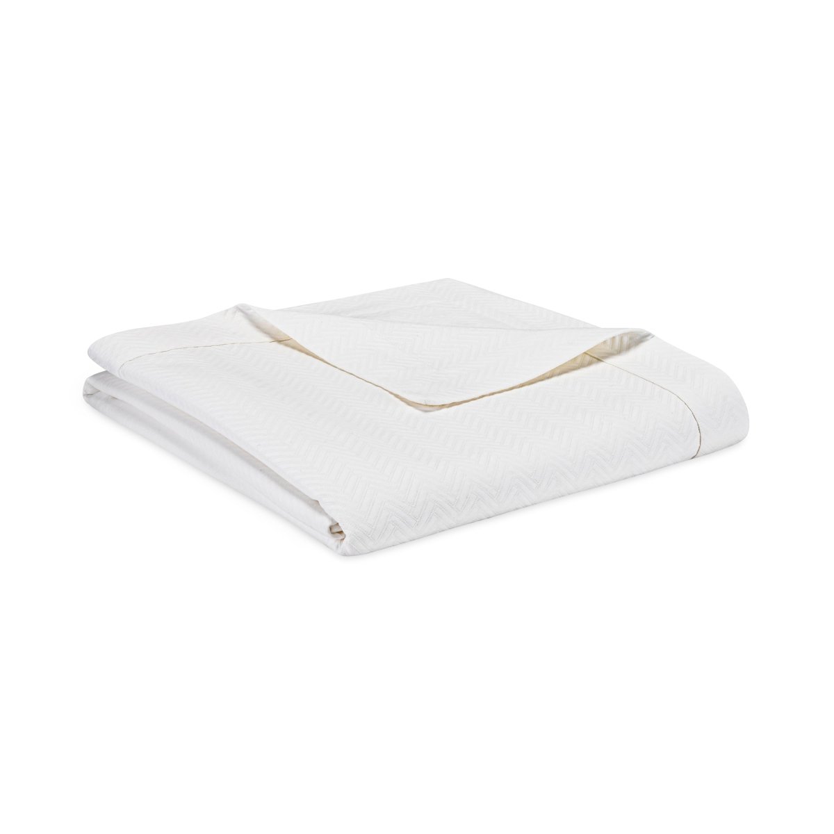 Home Treasures Thatcher Cotton Coverlets in White/White | Bedding at Fig Linens and Home