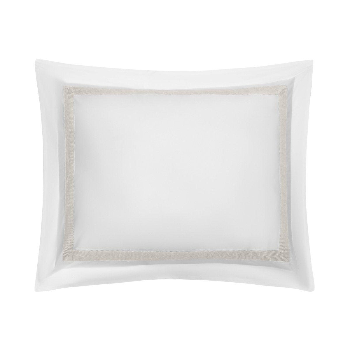 Pillow Sham - Yves Bedding by Home Treasures in Herringbone Antique Cream at Fig Linens and Home