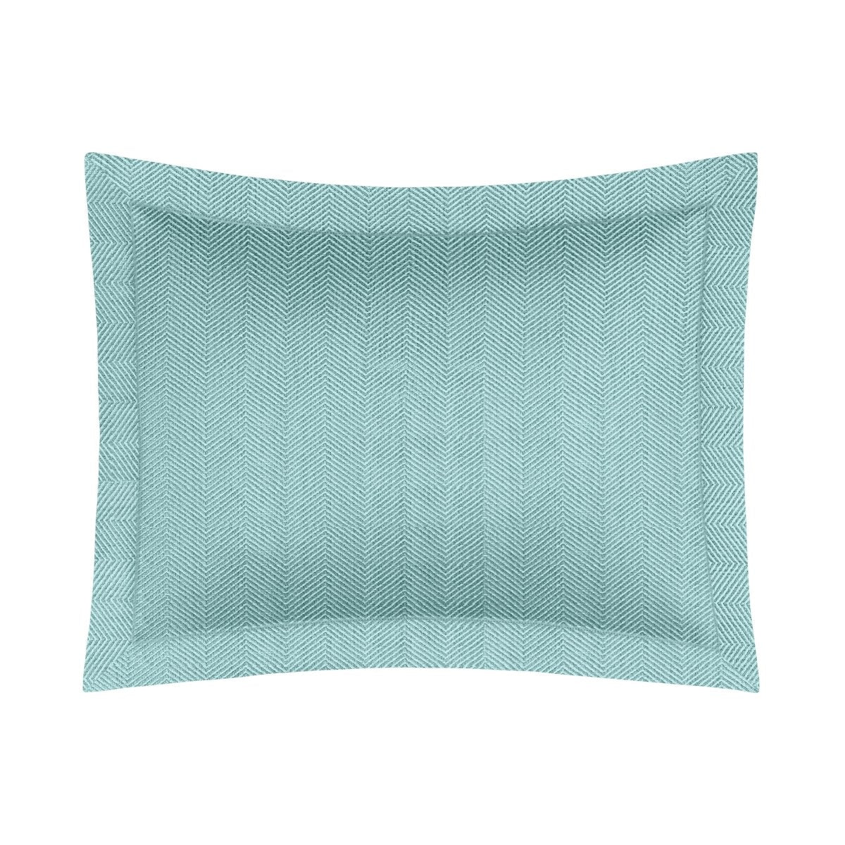 Pillow Sham - Home Treasures Zebra Bedding in Herringbone Aqua
