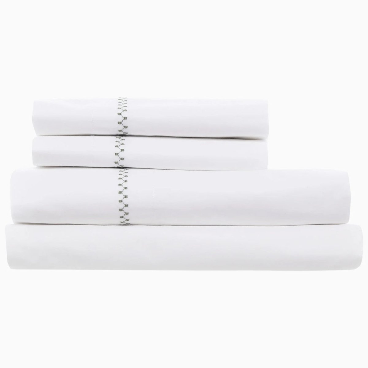 Sheet Set - John Robshaw Anketi Sage Green Bedding at Fig Linens and Home
