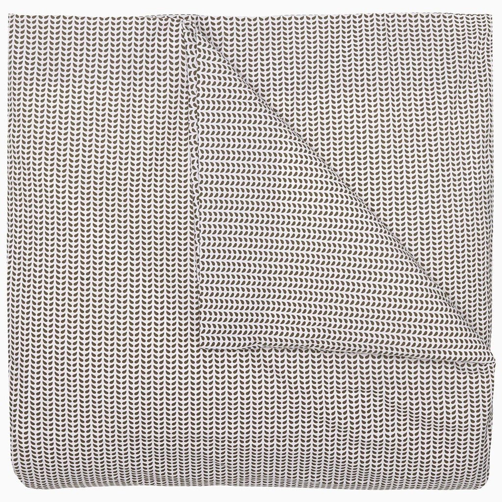 Duvet Cover - John Robshaw Textiles Cinde Coffee Brown Organic Bedding at Fig Linens and Home