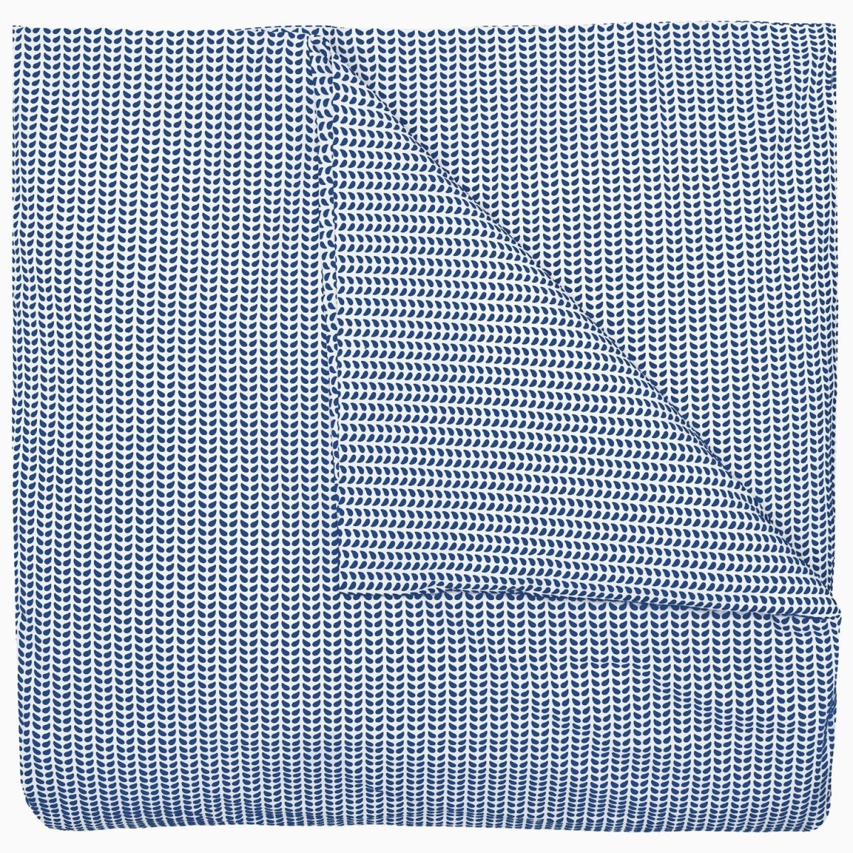 Cinde Navy Organic Duvet by John Robshaw at Fig Linens and Home - 2