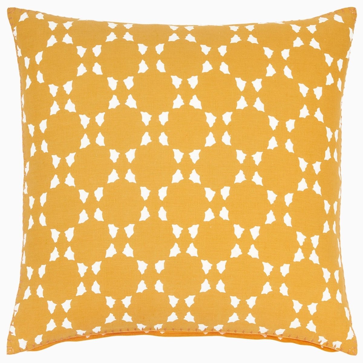 Lata Marigold Pillow by John Robshaw at Fig Linens and Home - View 1