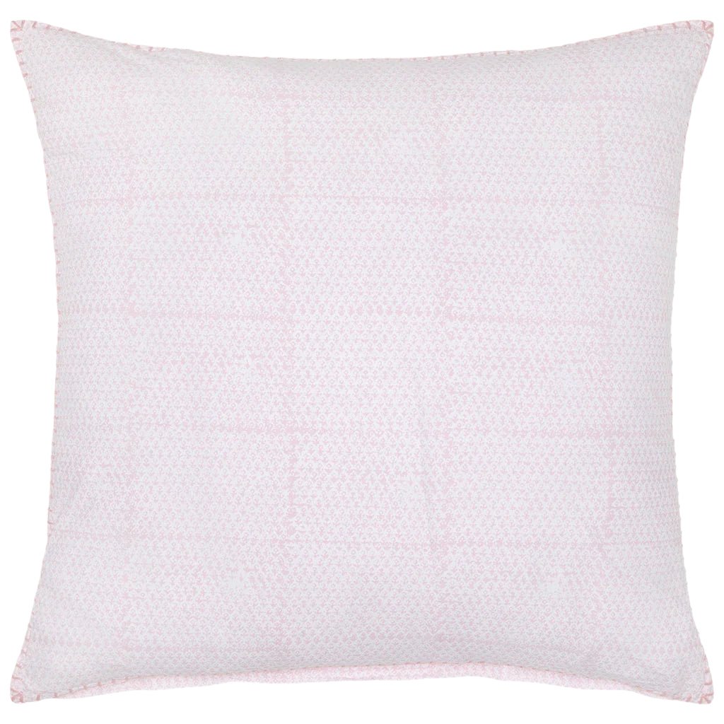 Euro Square Sham - Poseti Lotus Pink Pillows by John Robshaw at Fig Linens and Home