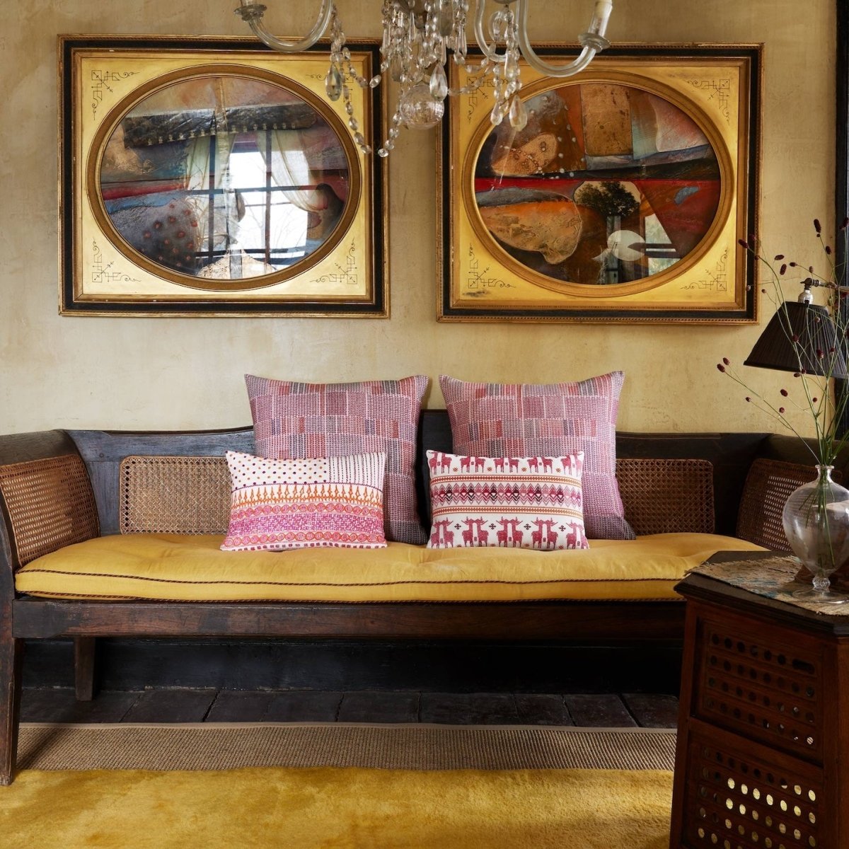 Rupin Pillow by John Robshaw at Fig Linens and Home - 3