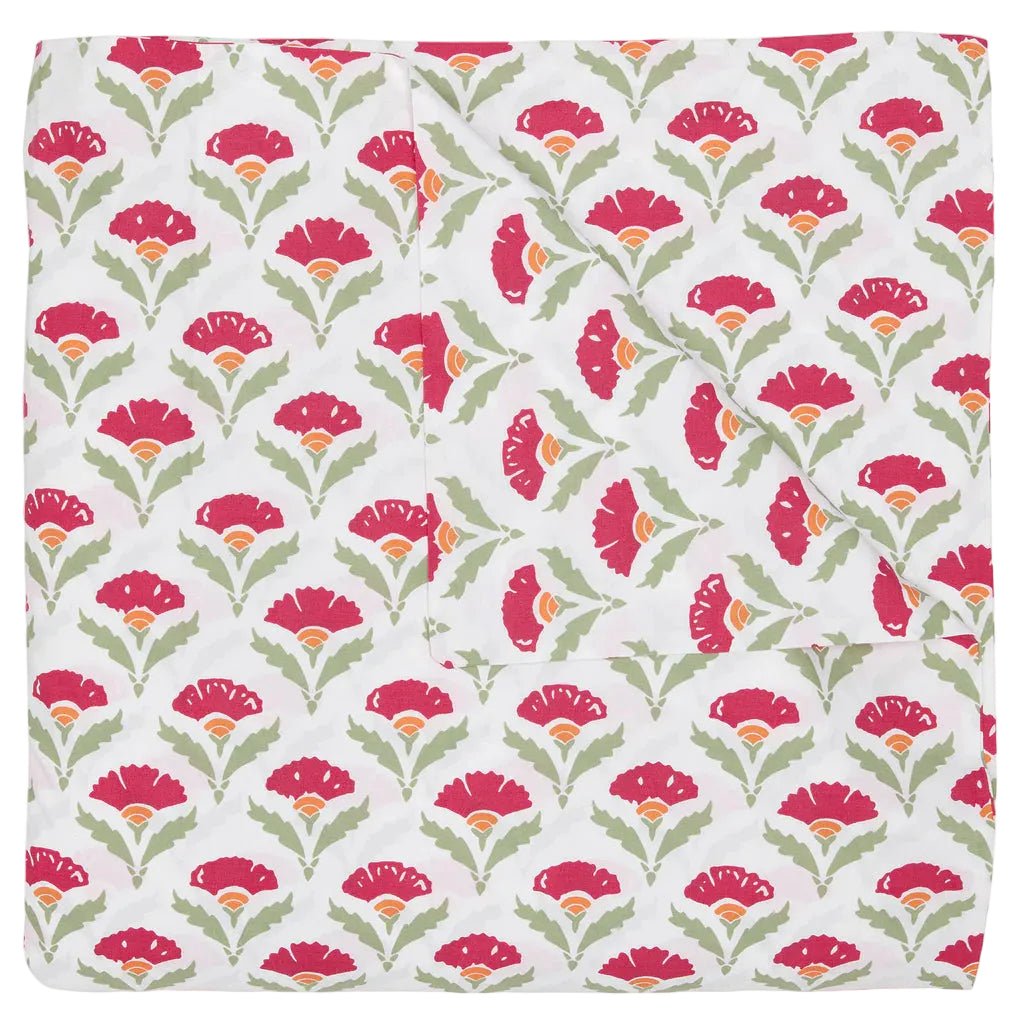 Duvet Cover - John Robshaw Sara Azalea Organic Bedding at Fig Linens and Home