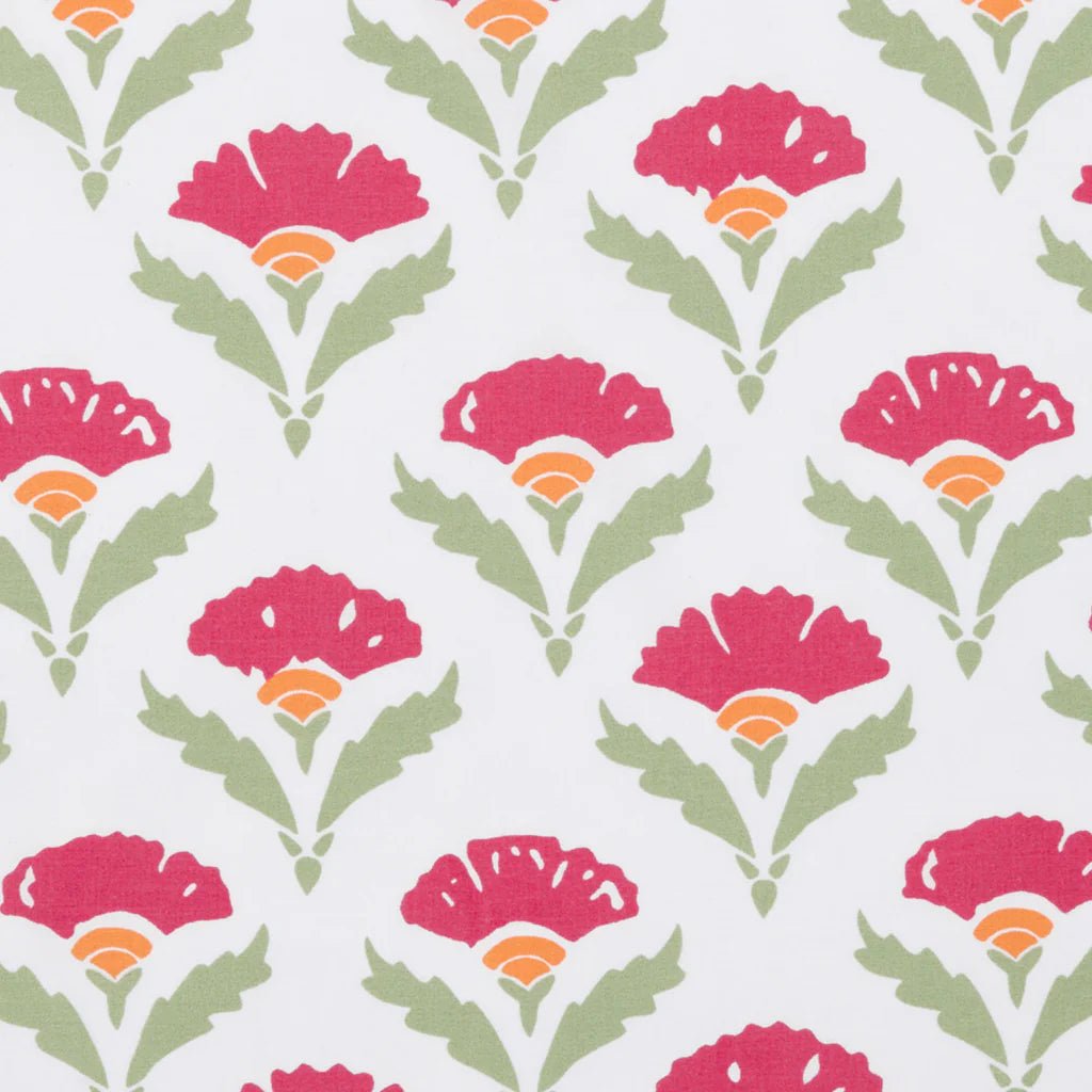 Swatch of Fabric - John Robshaw Sara Azalea Organic Bedding at Fig Linens and Home