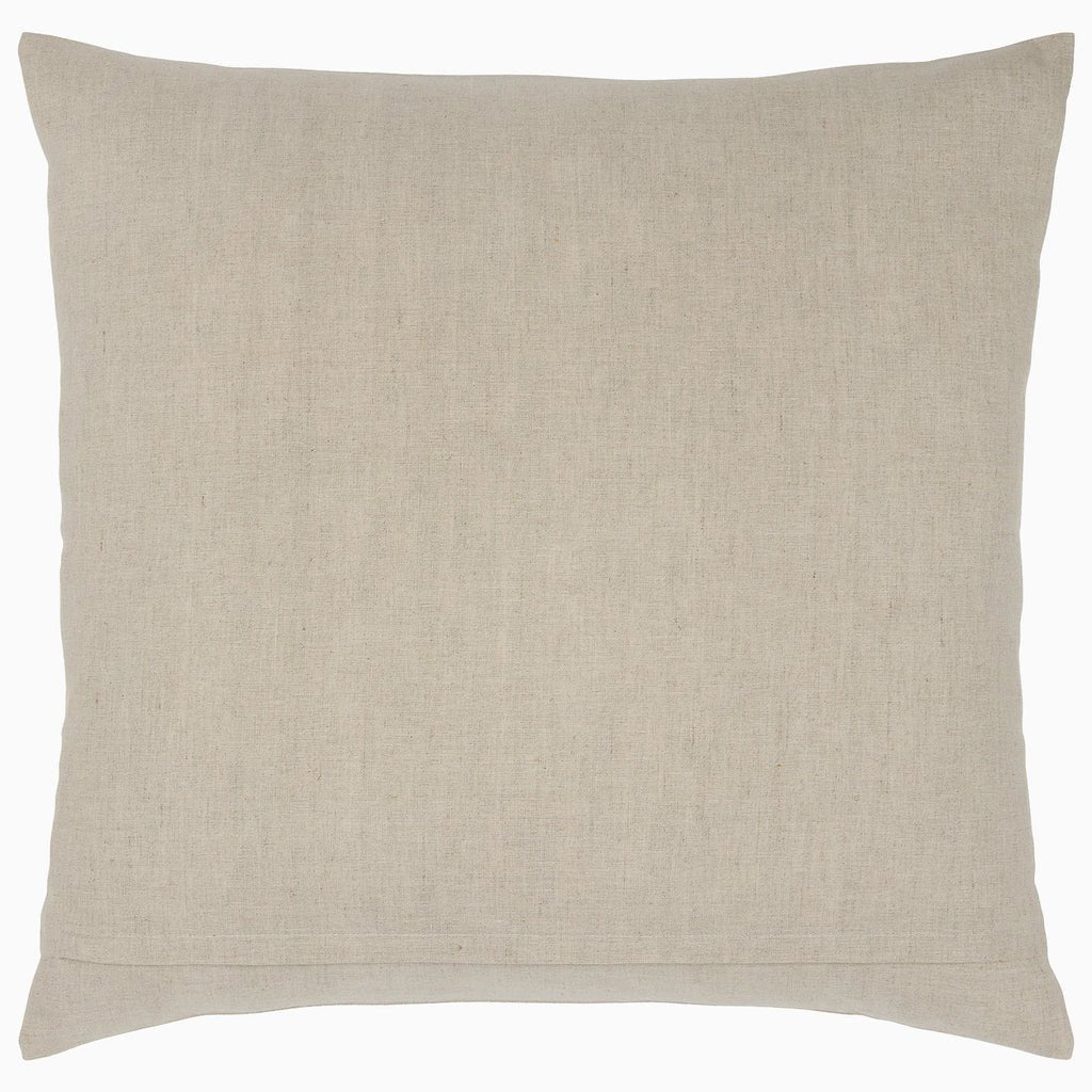 John Robshaw Spring Elephant Hand Painted Decorative Pillow - Back View at Fig Linens and Home